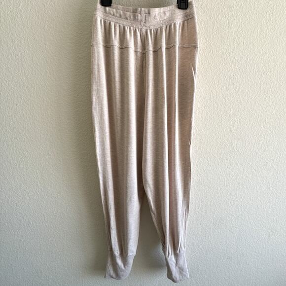 Lululemon Heathered Cashew Still Chill Jogger Pants Womens Pull On Size 2 - Picture 7 of 11
